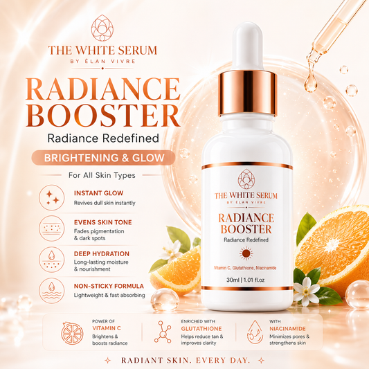THE WHITE SERUM™ by Elan Vivre Radiance Booster | Brightening Serum for Dark Spots & Glowing Skin – 30ml