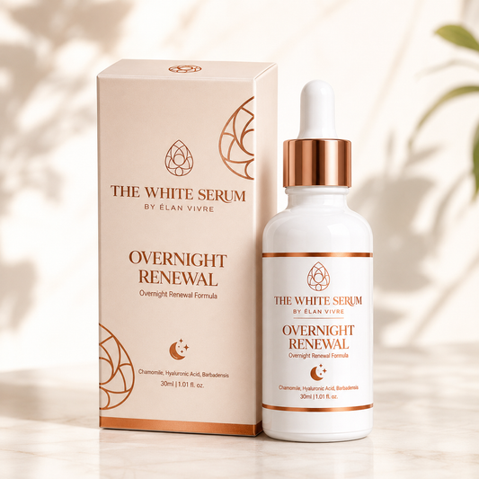 THE WHITE SERUM™ by Elan Vivre Overnight Renewal | Deep Hydration Serum for Skin Repair & Overnight Glow – 30ml