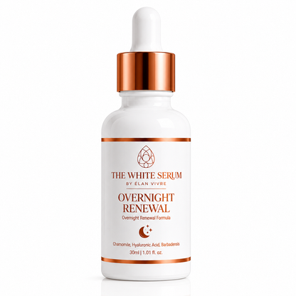 THE WHITE SERUM™ by Elan Vivre Overnight Renewal | Deep Hydration Serum for Skin Repair & Overnight Glow – 30ml