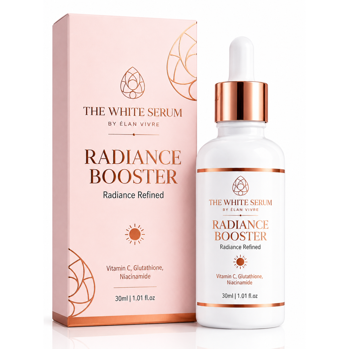 THE WHITE SERUM™ by Elan Vivre Radiance Booster | Brightening Serum for Dark Spots & Glowing Skin – 30ml