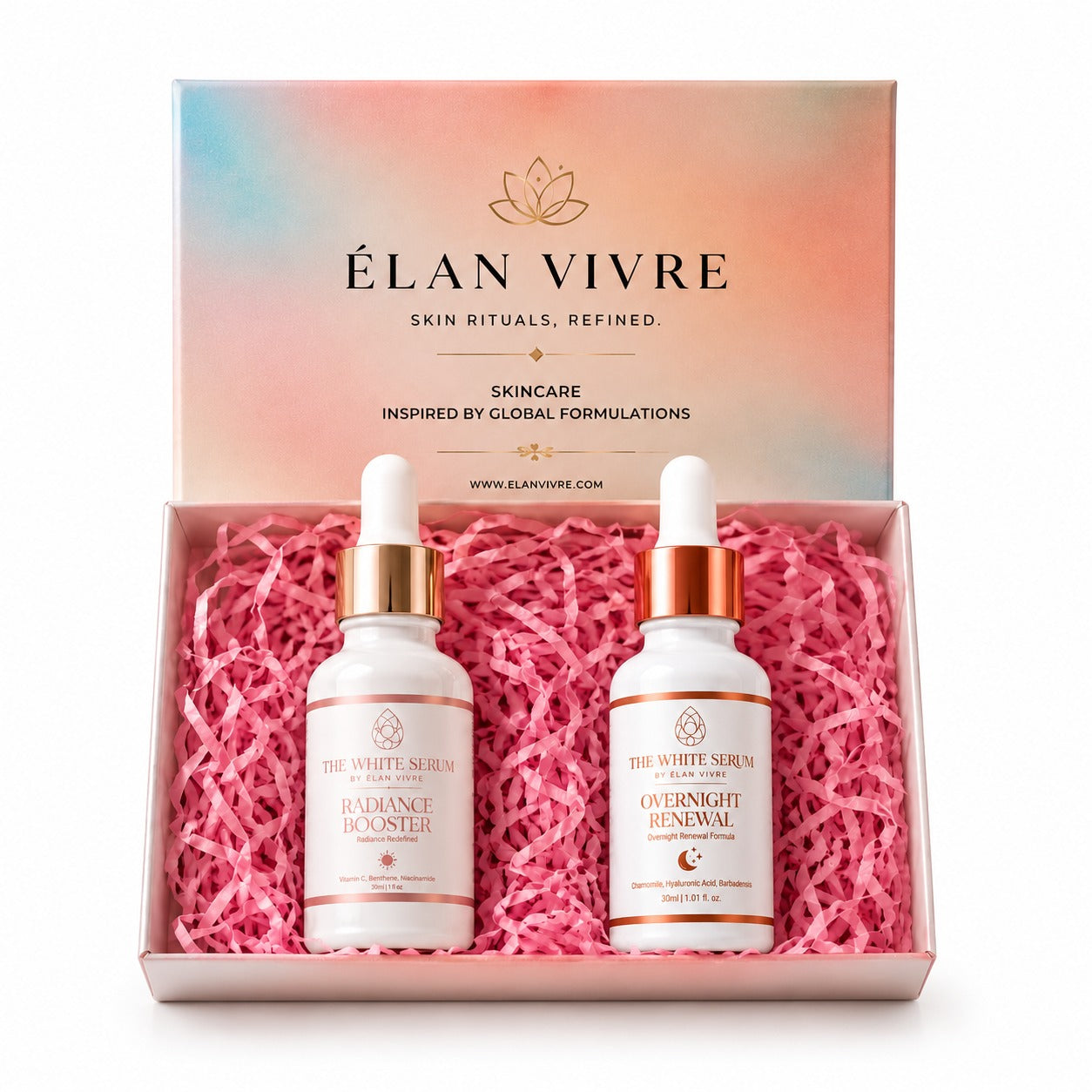 The White Serum™  Glow & Repair AM–PM Ritual Combo
